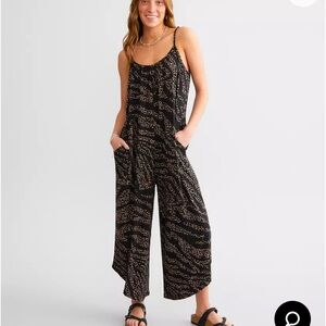 Z Supply wild dot flared jumpsuit